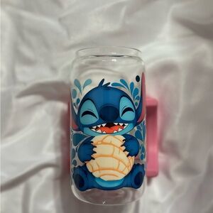 Stitch concha Glass Cup